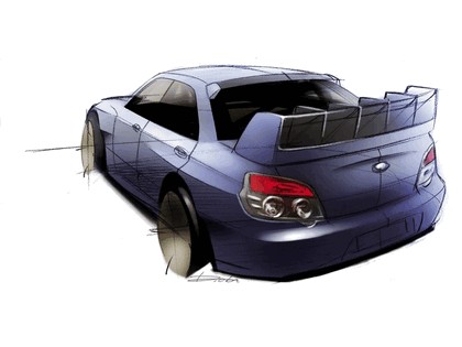 2006 Subaru Impreza WR-Car sketch 3