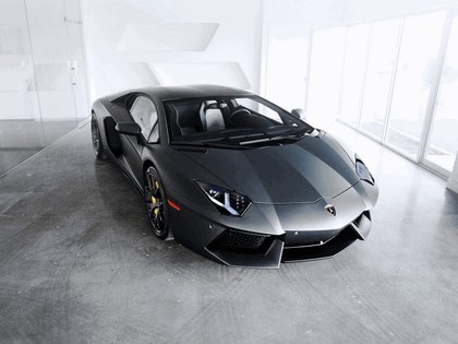 2012 Lamborghini Aventador LP700-4 Nero Nemesis by SR Auto 1