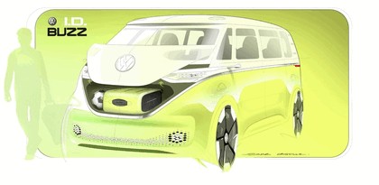2017 Volkswagen I.D. Buzz concept 28