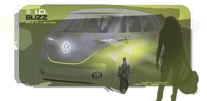 2017 Volkswagen I.D. Buzz concept 36