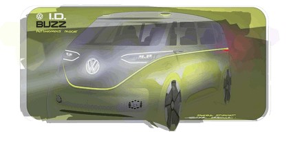 2017 Volkswagen I.D. Buzz concept 37