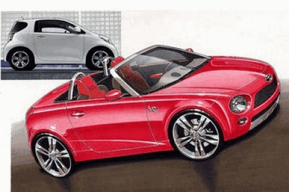 2009 Toyota iQ spyder concept sketches 1