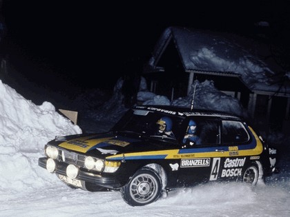 1978 Saab 99 Turbo rally car 1