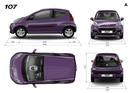 2012 Peugeot 107 3-door 10