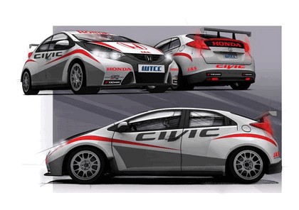 2012 Honda Civic WTCC - drawings 2