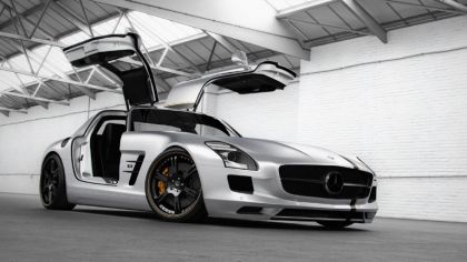 2012 Mercedes-Benz SLS 63 AMG ( C197 ) Silver Wing by Wheelsandmore 3
