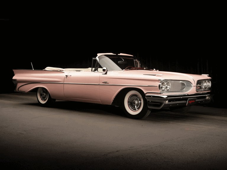 1959 Pontiac Catalina Convertible Pink Lady by Harly Earl 384841