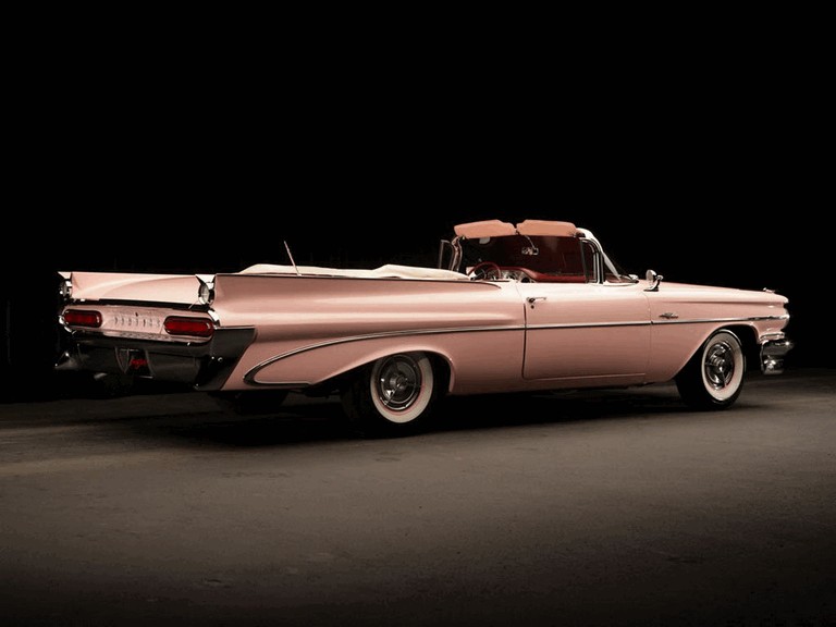 1959 Pontiac Catalina Convertible Pink Lady by Harly Earl 384843