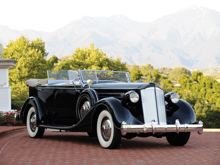 1935 Packard Twelve Dual Cowl Sport Phaeton by Dietrich 393639