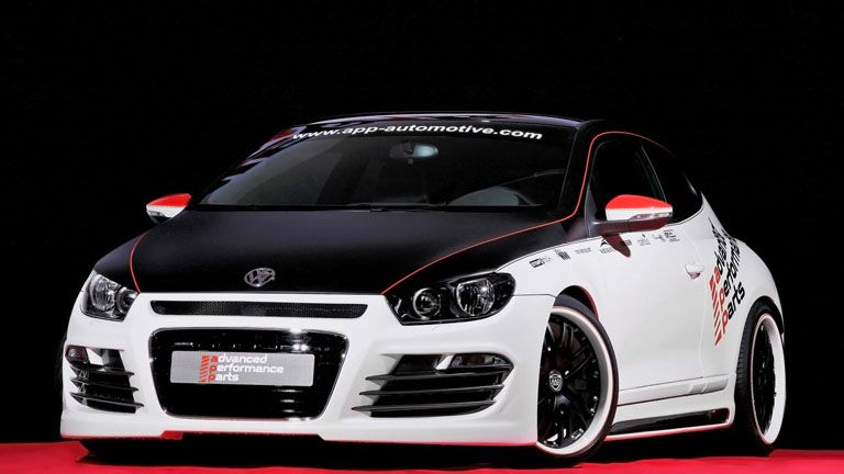 Fonds d'ecran Volkswagen Tuning 2015 Golf VI GTI (Ingo Noak Tuning) Rouge  Arrière Voitures télécharger photo